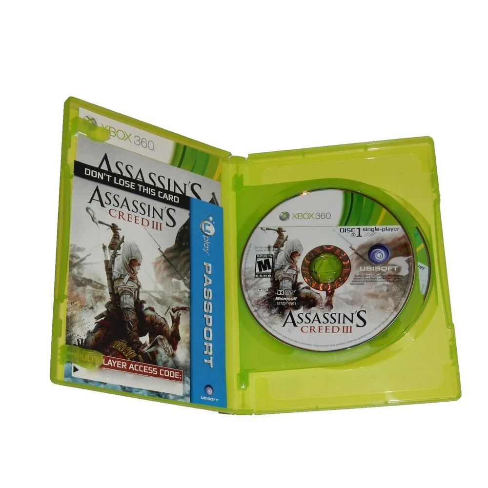 Assassin's Creed III (Microsoft Xbox 360, 2012) COMPLETE